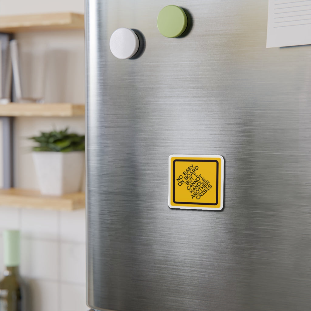 Funny Baby On Board Die-Cut Magnets