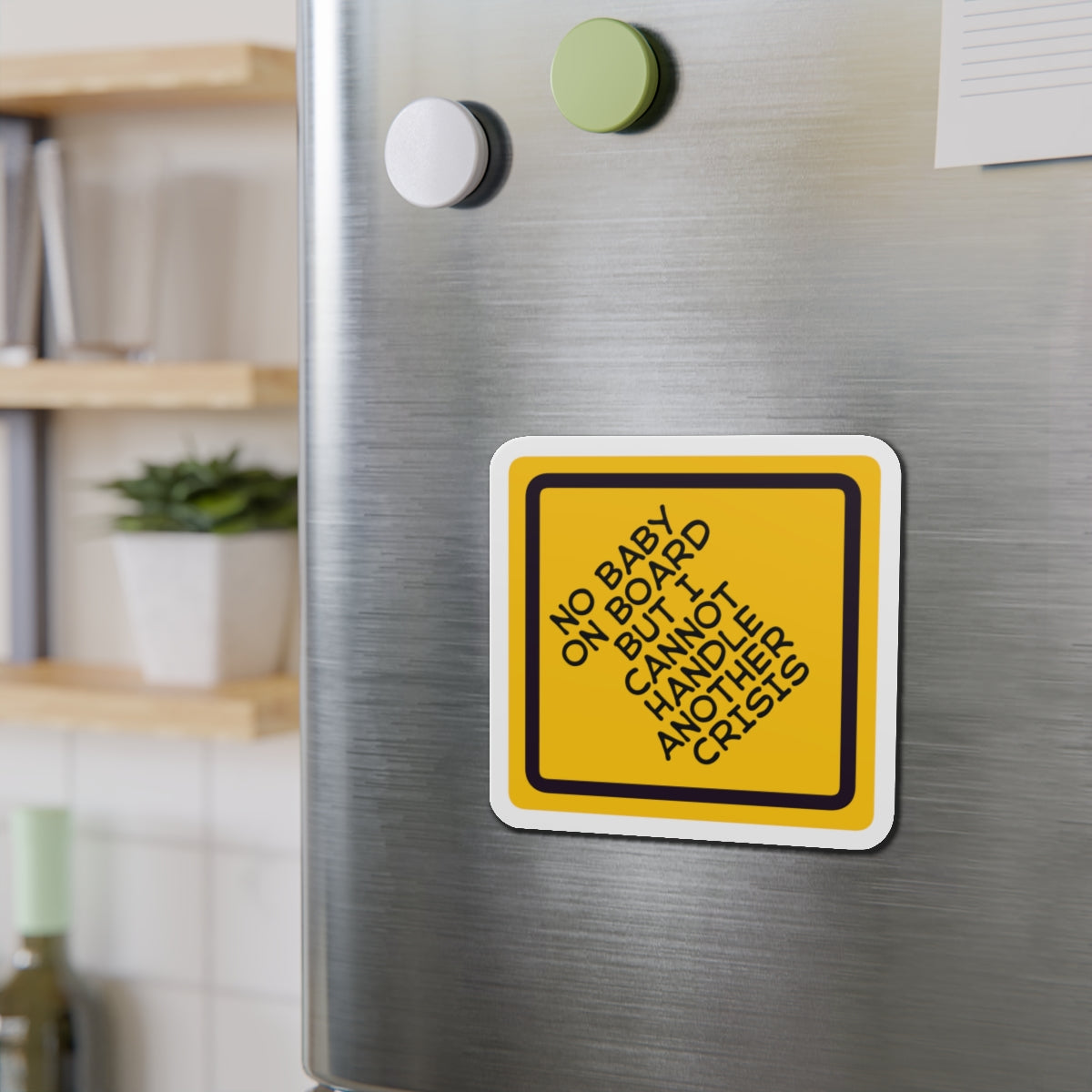Funny Baby On Board Die-Cut Magnets