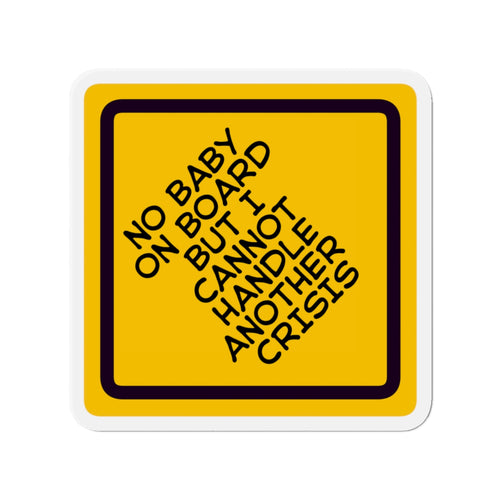 Funny Baby On Board Die-Cut Magnets