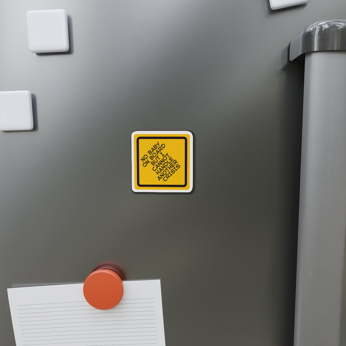 Funny Baby On Board Die-Cut Magnets
