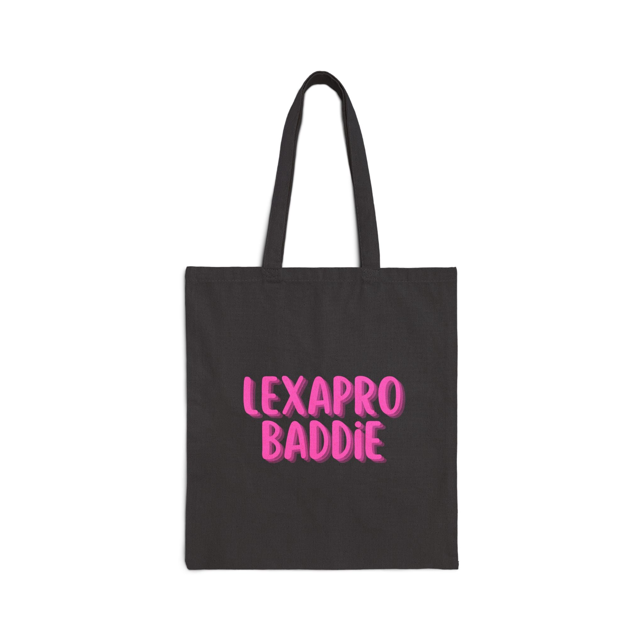 Lexapro Baddie Cotton Canvas Tote Bag