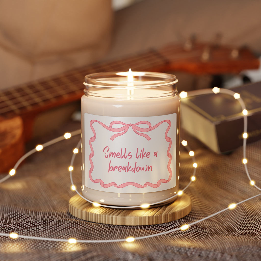 Smells like a breakdown Scented Soy Candle, 9oz