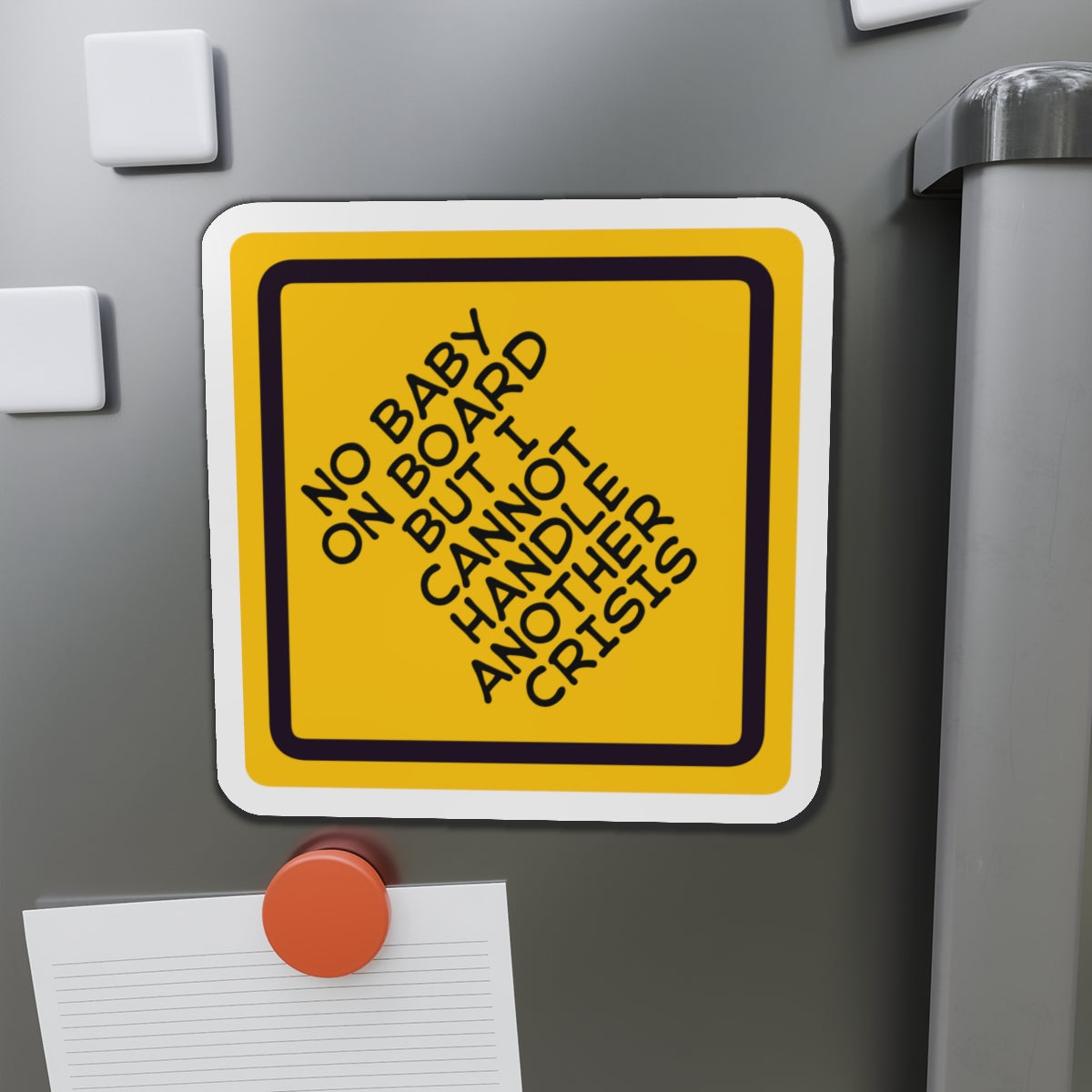 Funny Baby On Board Die-Cut Magnets