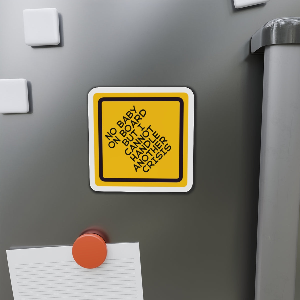 Funny Baby On Board Die-Cut Magnets