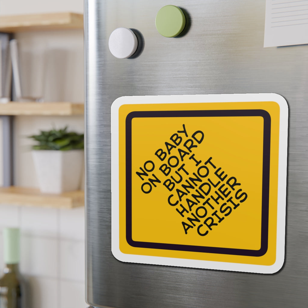 Funny Baby On Board Die-Cut Magnets