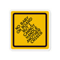 Funny Baby On Board Die-Cut Magnets